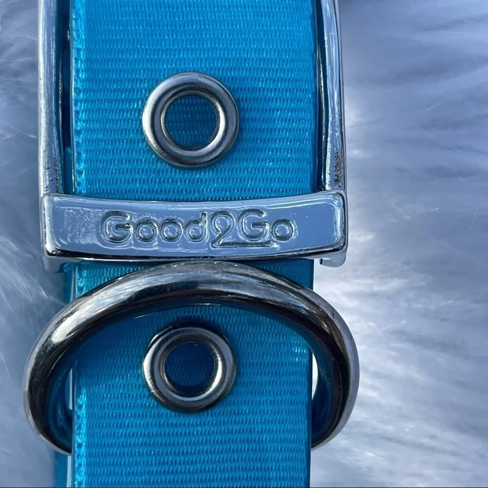 NWT Good2Go Blue Waterproof Adjustable Dog Collar